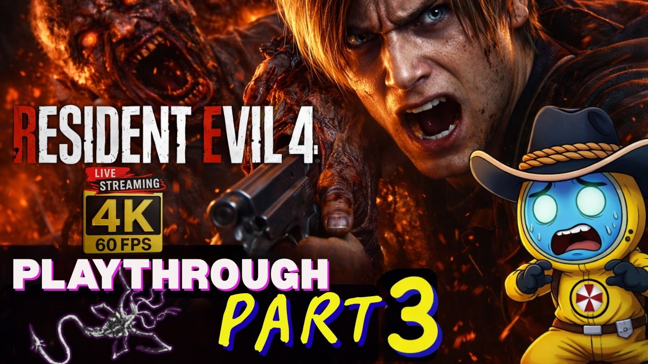 Resident Evil 4 Remake - 4K60 🔴LIVE Playthrough - Still Part 3