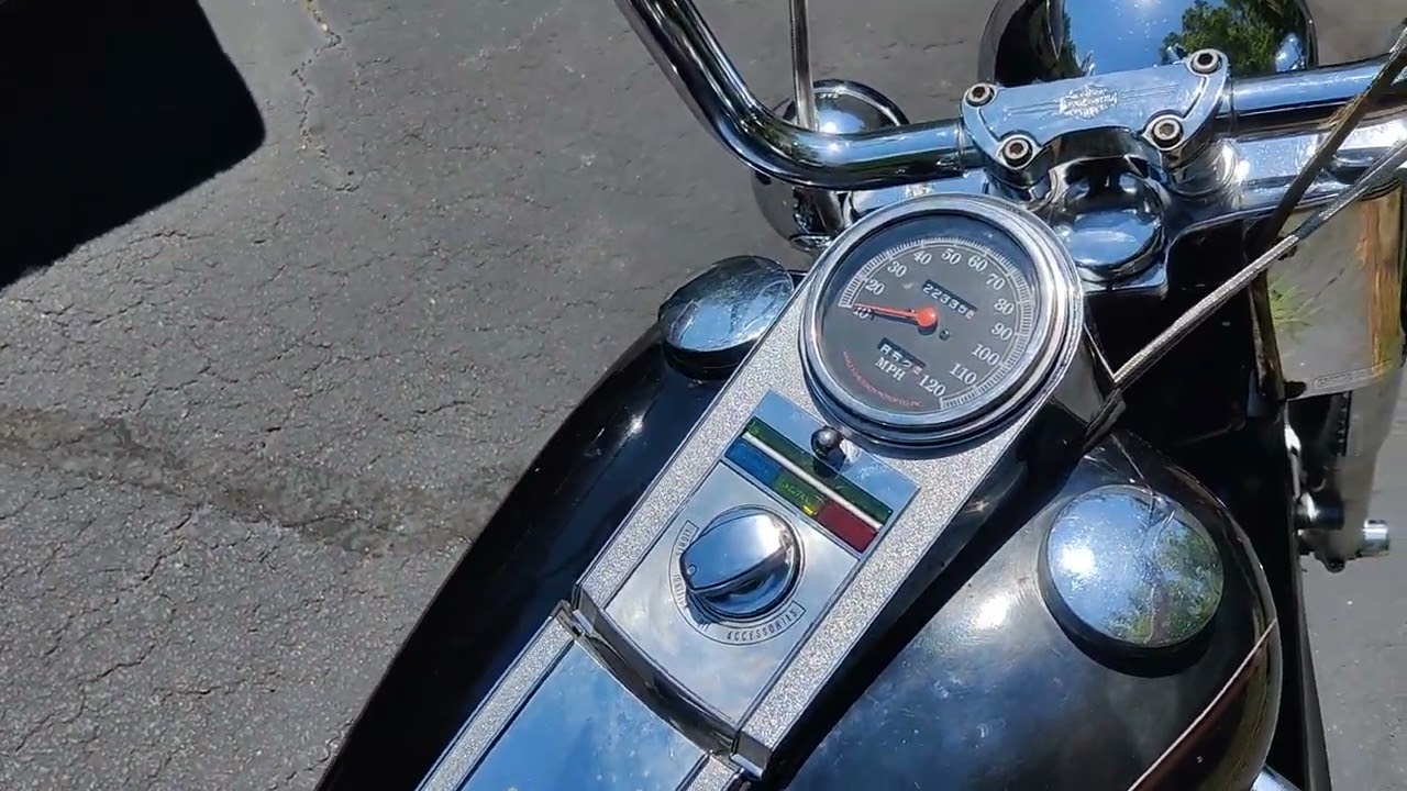 Cold Start 1990 Harley Heritage Softail