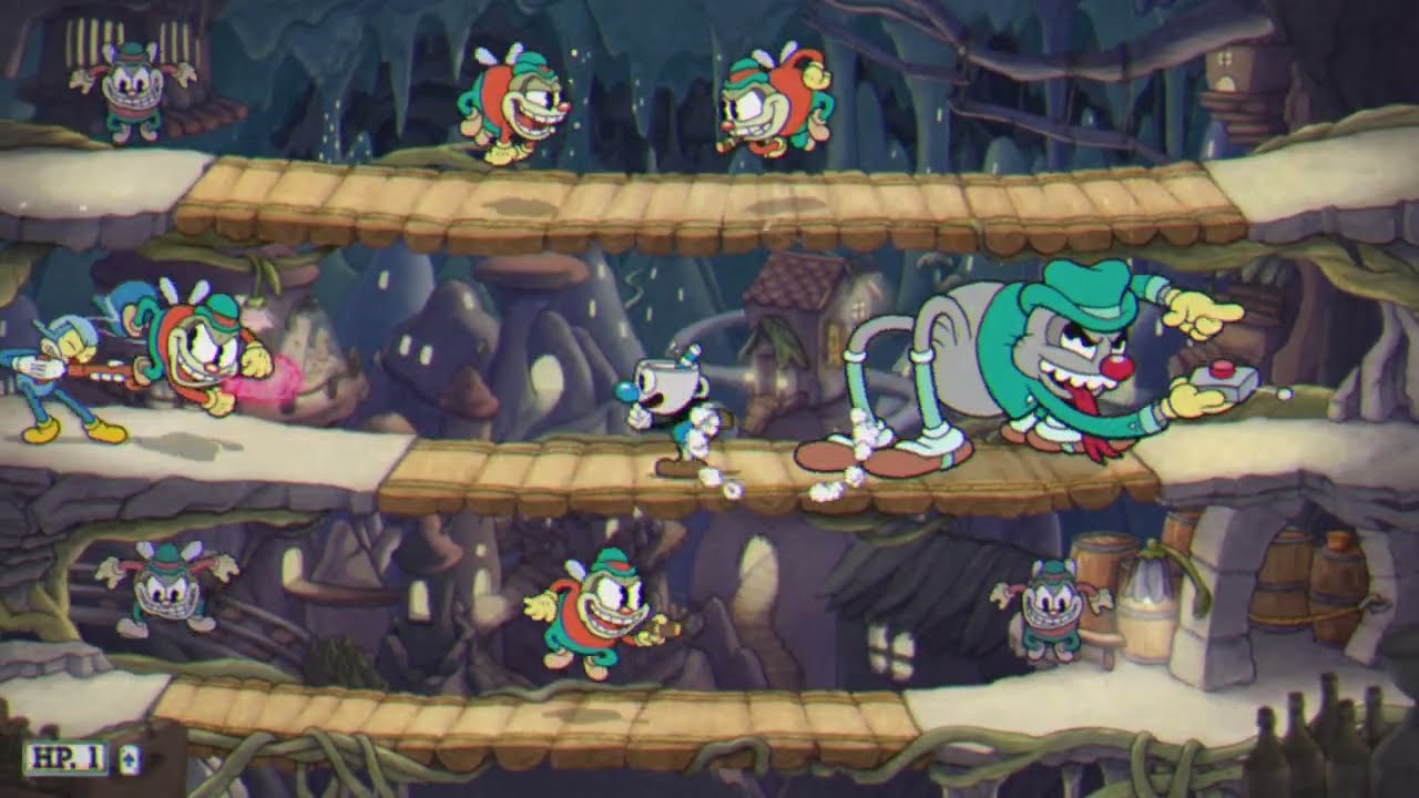 Cuphead Moonshine Mob 1st Phase 