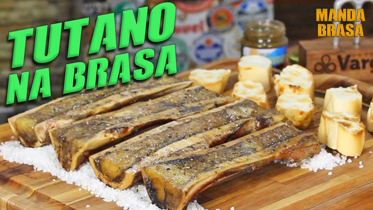 Tutano na brasa com pão e chimichurri - Veja como preparar essa entrada perfeita para o churrasco