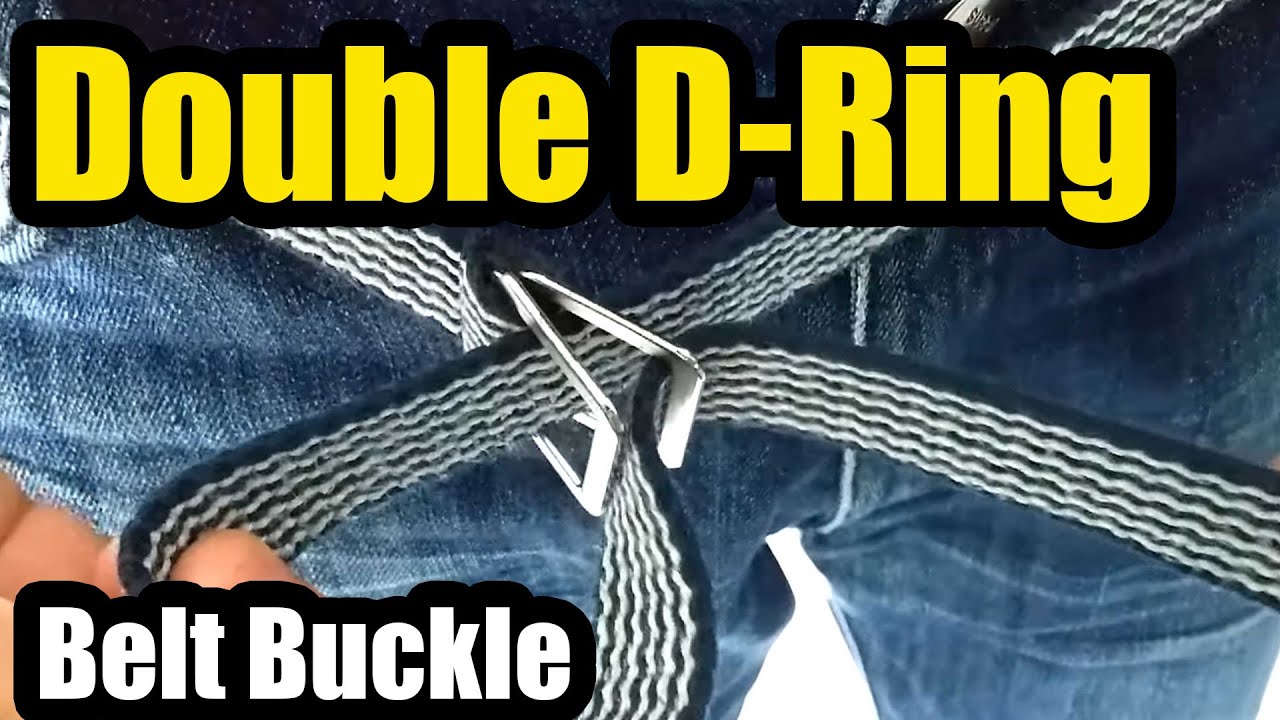 How to use a Double D-Ring Belt Buckle? (trousers)
