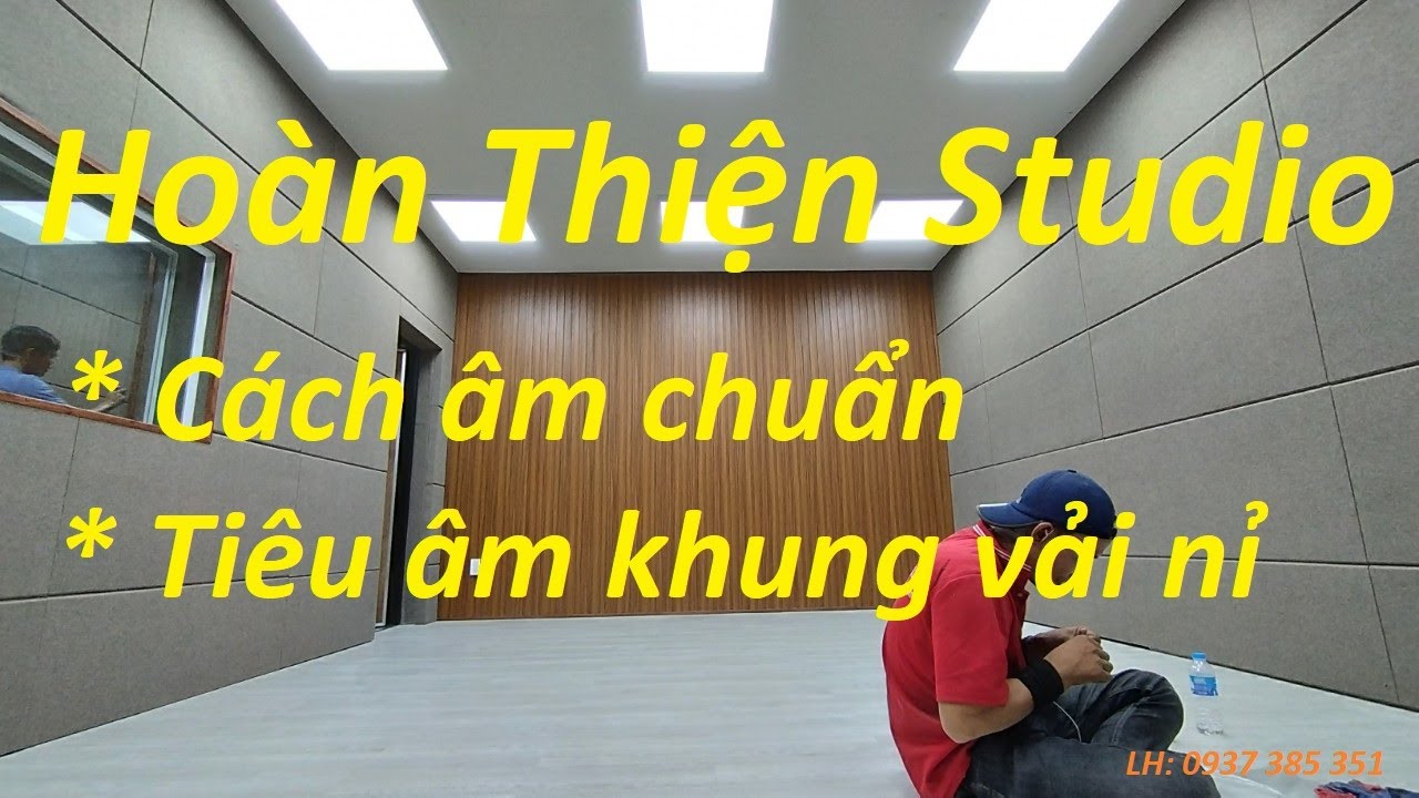 Hoàn Thiện Cách Âm, Tiêu Âm Cho Phòng Studio Tại Củ Chi Sau 2 Tuần Thi Công