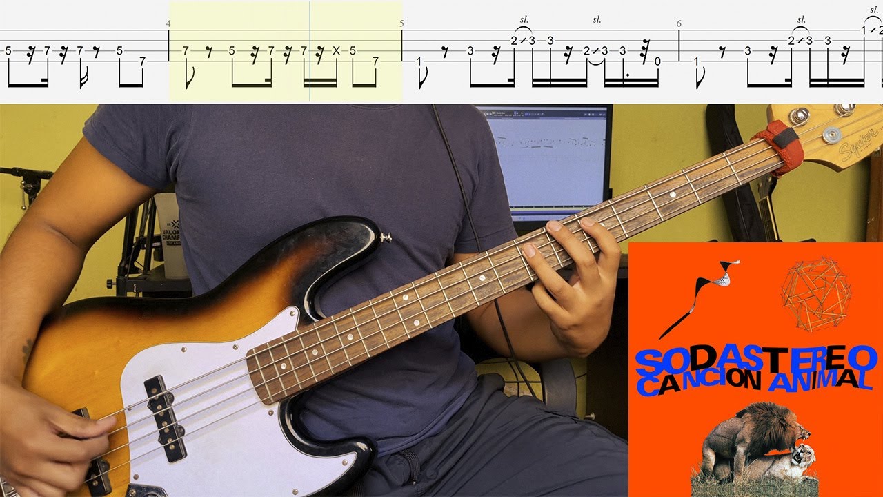 1990 (Mil Nueve Noventa) - Soda Stereo | Bass Cover & Tabs | Tablatura de Bajo