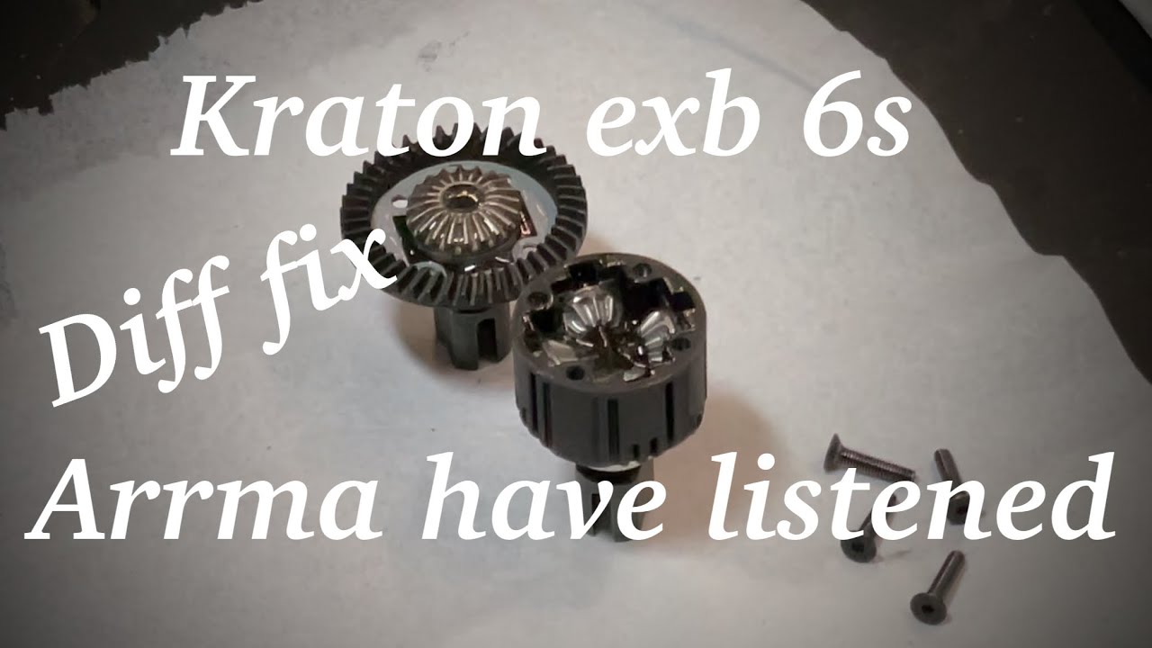 Arrma kraton exb 6s diff fixed ( arrma have listened 🙏)