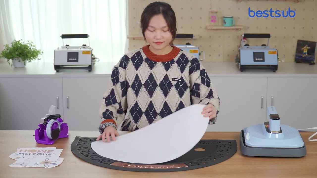 How to Print Sublimation Doormat With Heat Press For Beginners