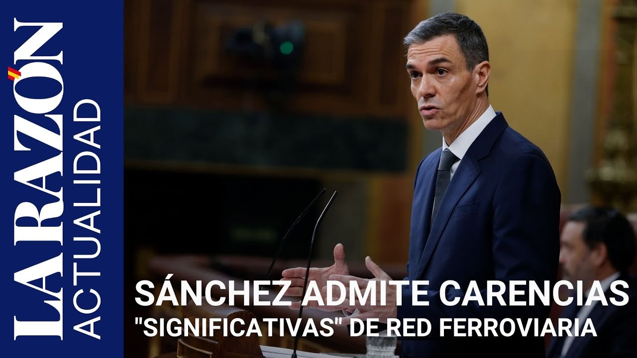 Las explicaciones de Sánchez: la red ferroviaria es segura y la falta de inversión es 