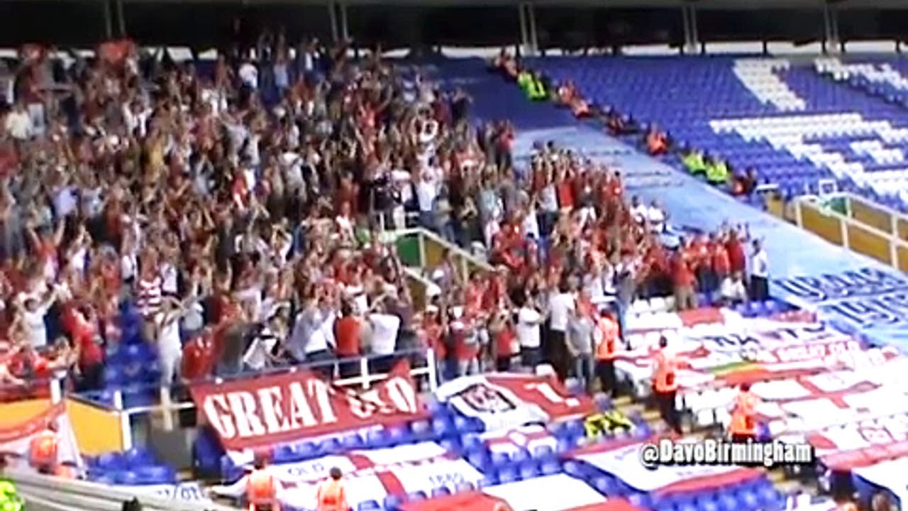 DAVO'S DIARY: Royal Antwerp fans visit Birmingham (11/8/12)
