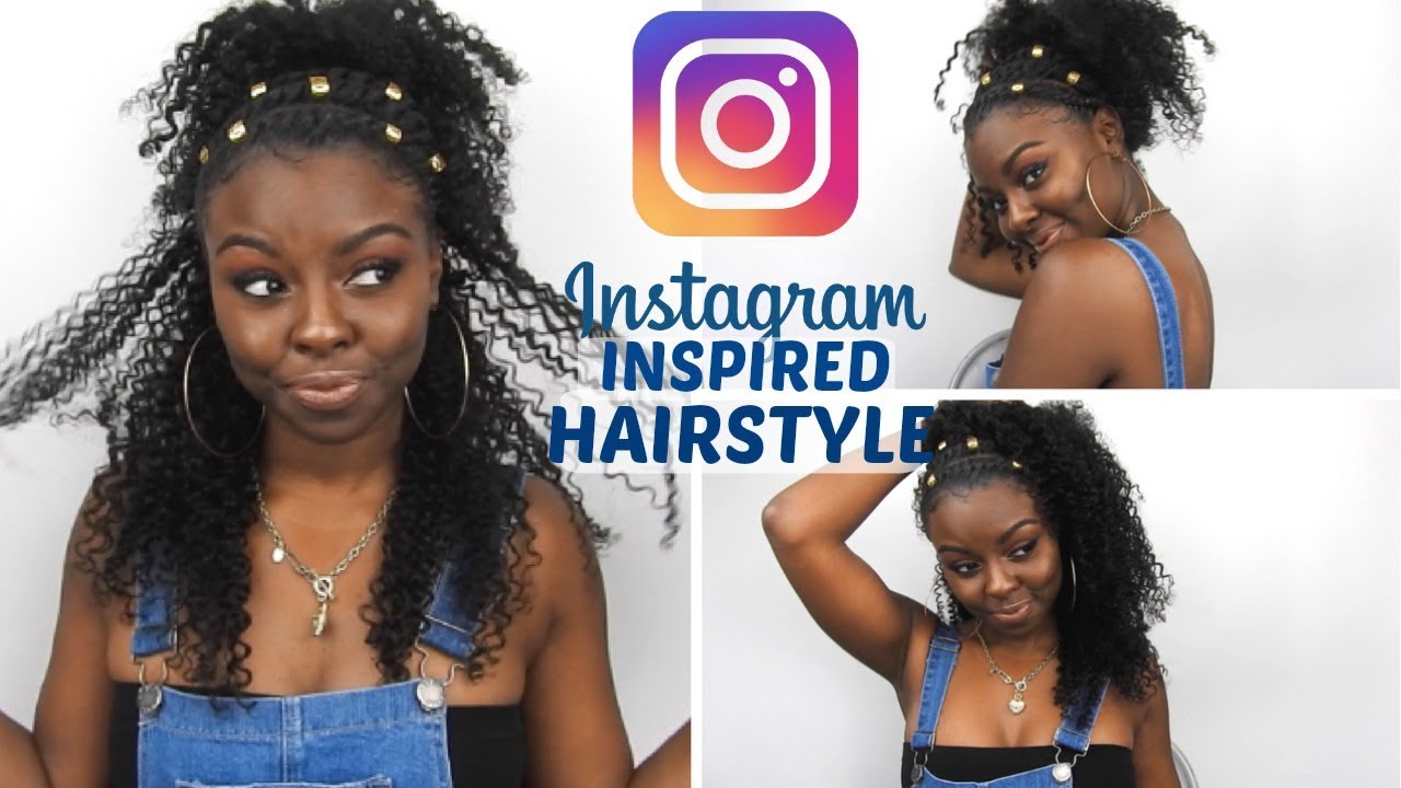 Instagram Inspired Hairstyle | HerGivenHair Clip ins