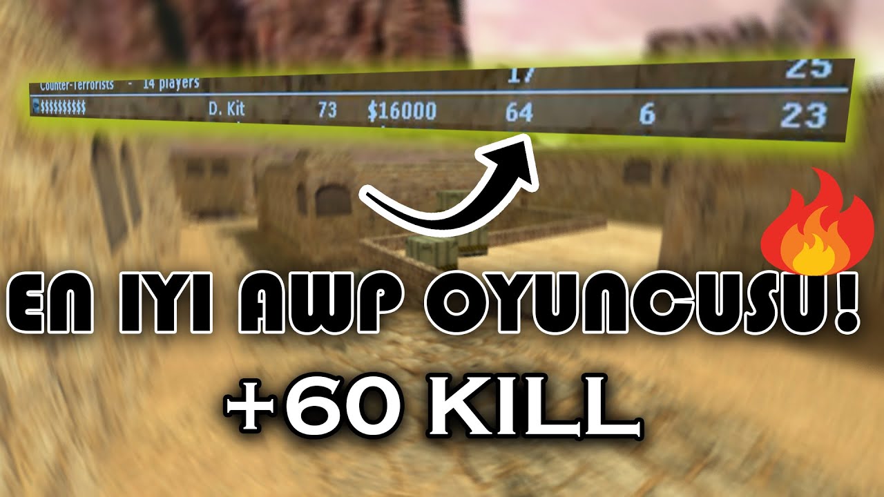CS 1.6 PUBLIC | AWP OYUNCUSU (64-6 FRAG)