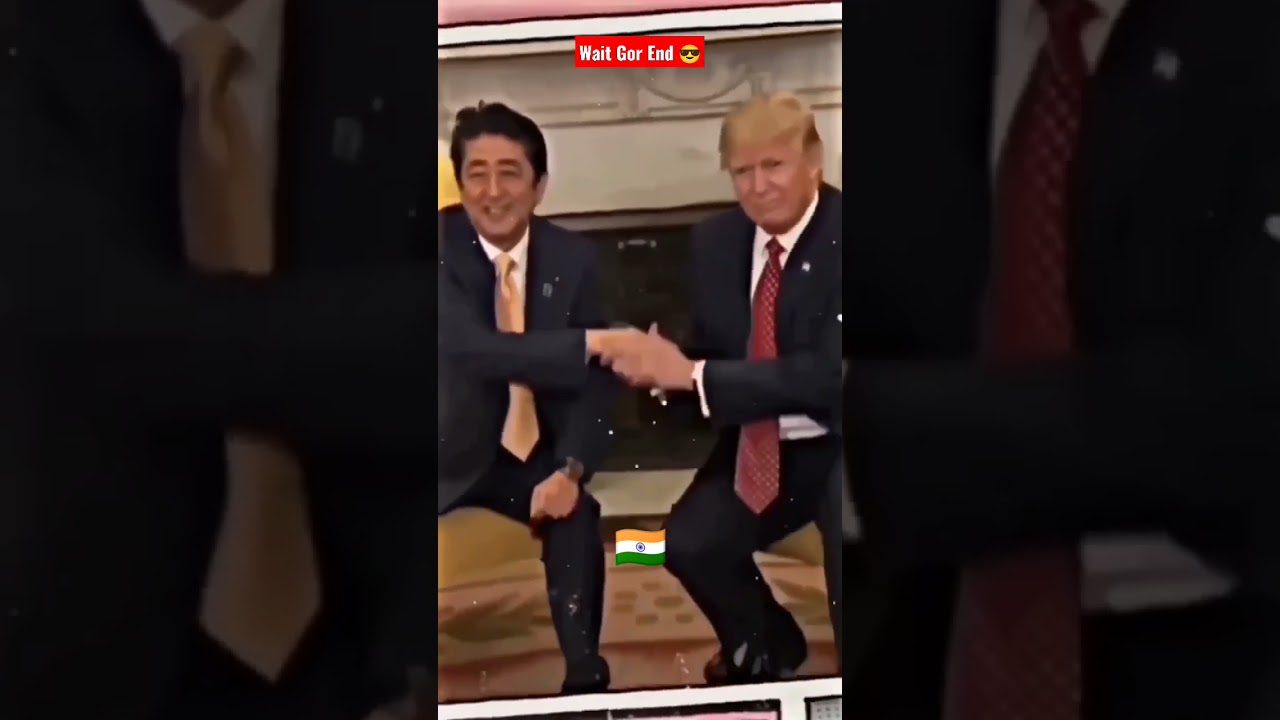 🤝Handshake Trump Vs  Modi ji Savage😎 Thug Life shorts