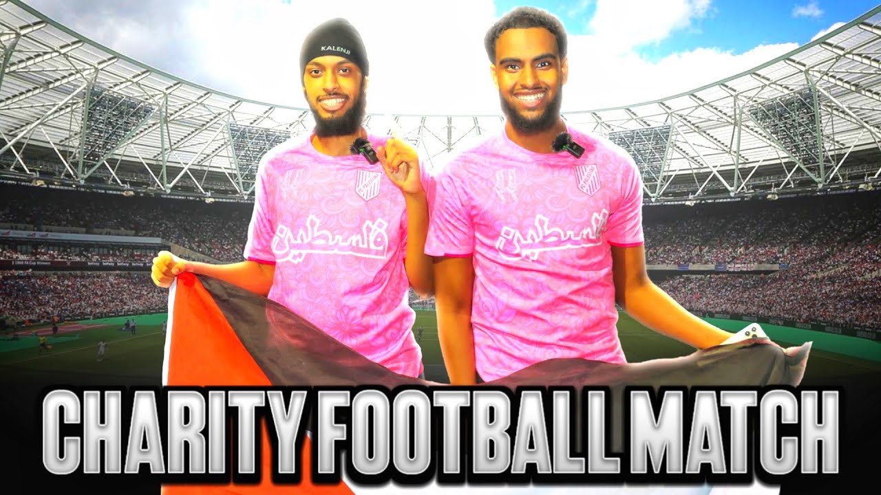 WE PLAYED A CHARITY FOOTBALL MATCH FOR PALESTINE!