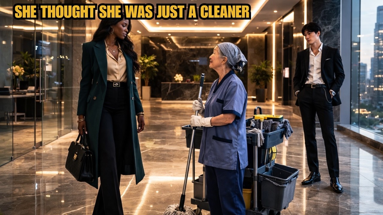 A Black Receptionist Helped a Poor Cleaner — Unaware She Was the Korean Mafia Boss’s Mother