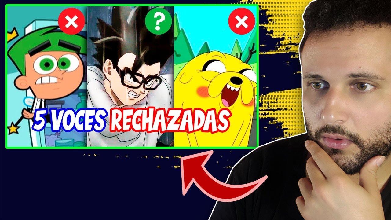 REACCIONANDO a 5 doblajes RECHAZADOS por su CAMBIO DE VOZ (Jeffar Vlogs)