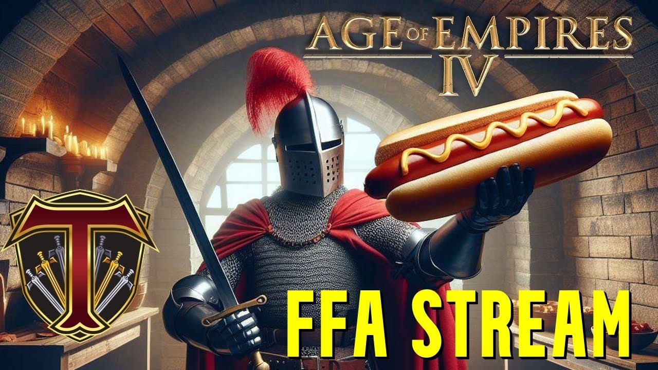 Playing & Casting FFA MATCHES | Age of Empires 4 FFA Multiplayer Stream!