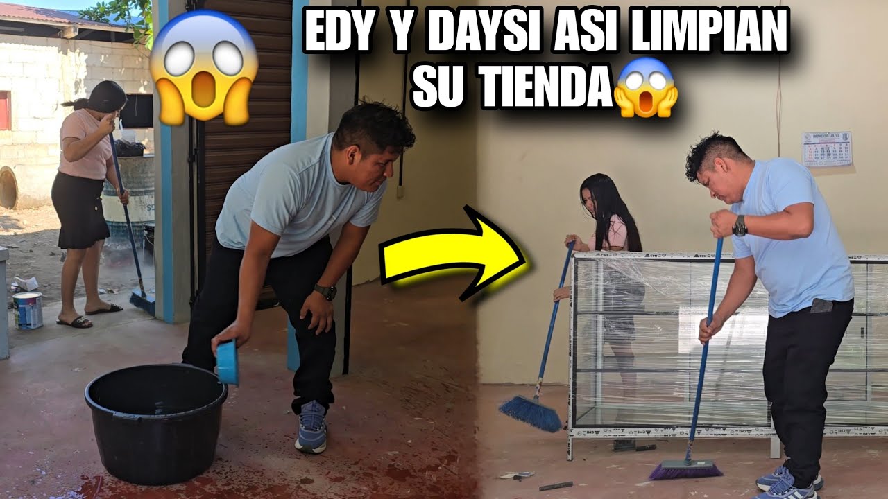 Hoy EDY Empezo a Limpiar Su Tienda😱Miren Como Lo Dejo De Limpio🤭Asi Reaccionamos Al Ver Como Quedo😨