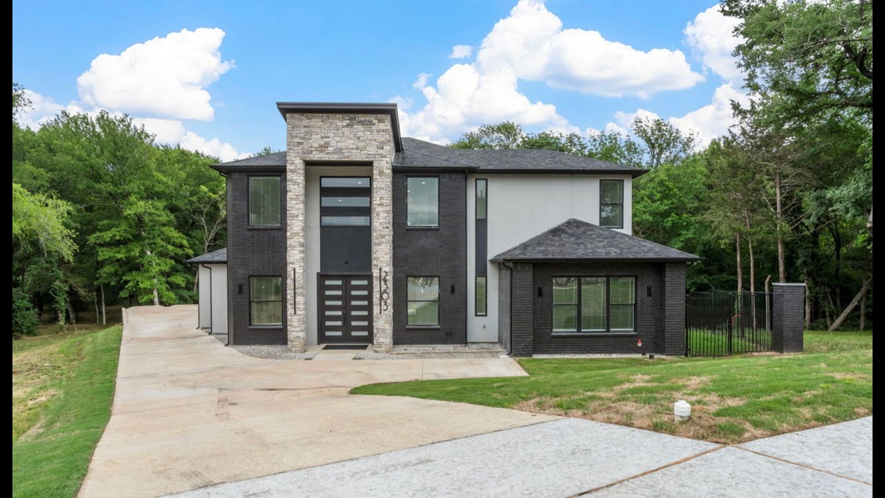 GATED COMMUNITY TOUR | CEDAR HILL TX MILLION DOLLAR MODERN HOME