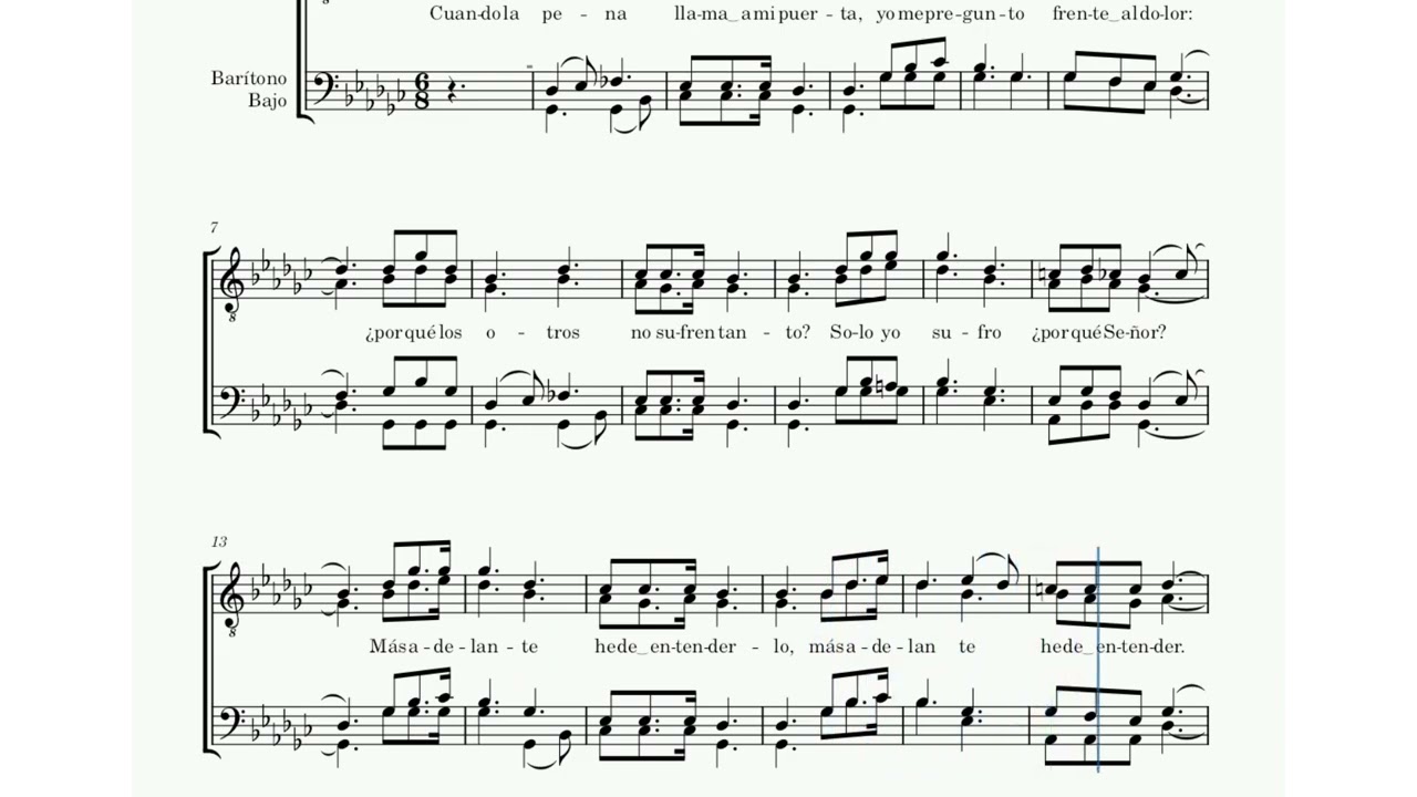 9. Cuando La Pena - Tenor 2