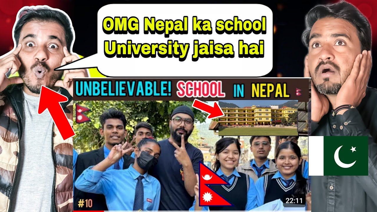 🇳🇵Super! Experience With The Students Of Kanti School 😳 |  Pakistani Reaction on nepal