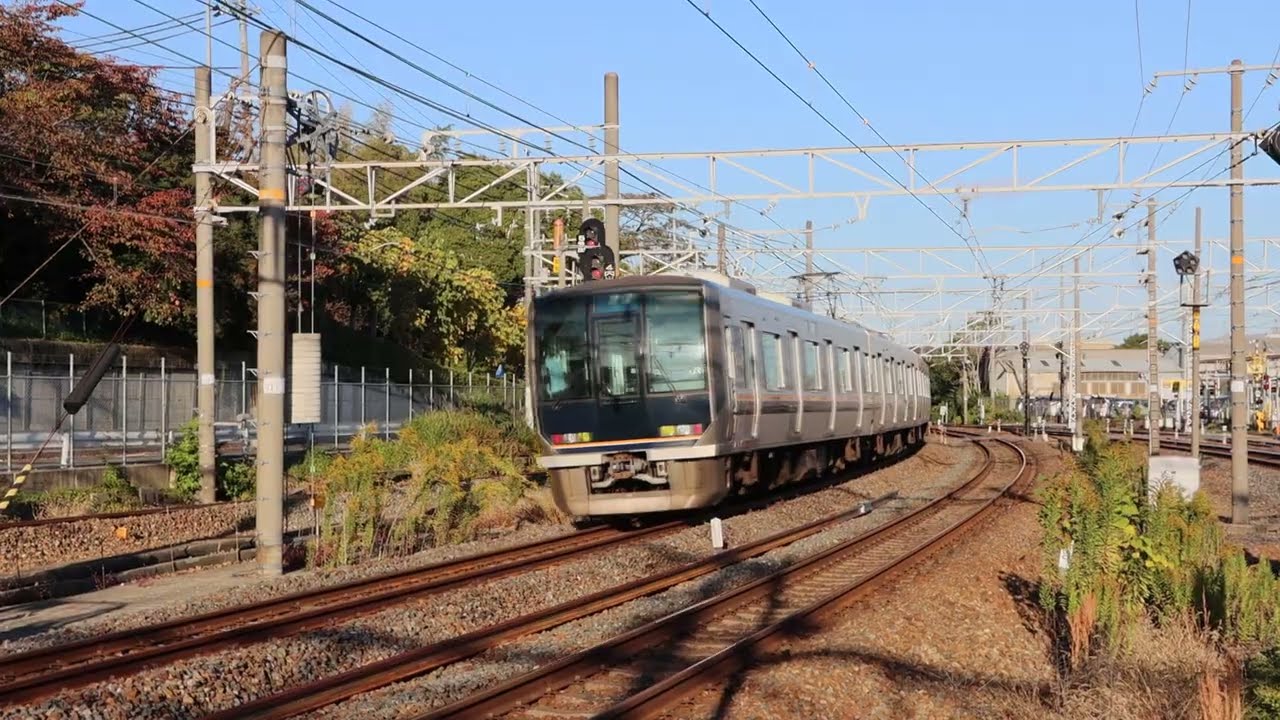 JR西日本321系#22 JR京都線(東海道本線)  山崎駅発車