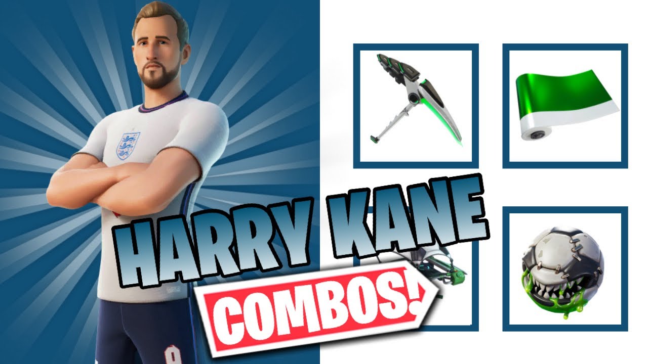 HARRY KANE COMBOS | FORTNITE SKIN REVIEW