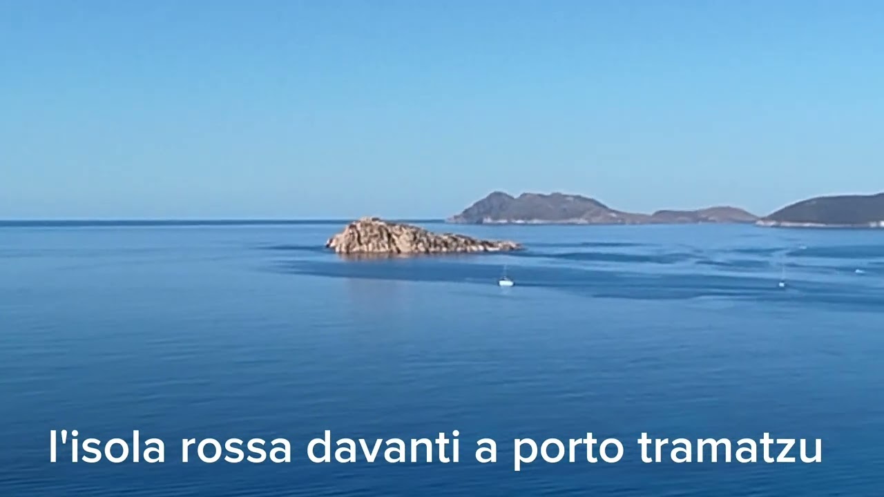 Strada costiera di Teulada.  South Sardinia Italy, beautiful coastal road.