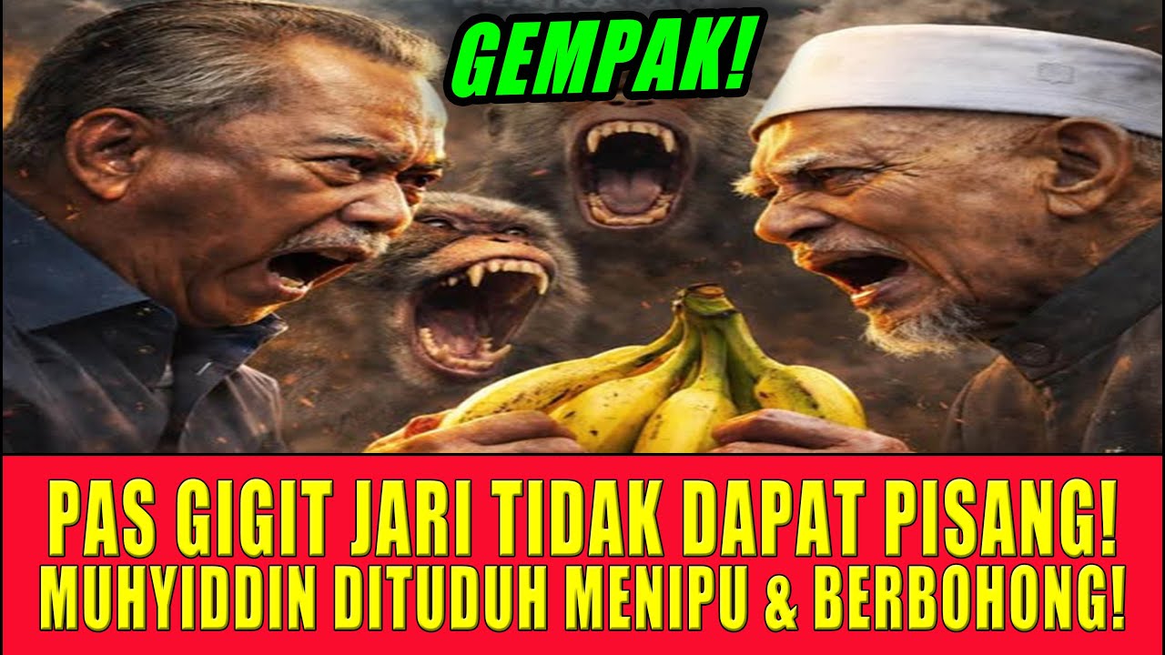 PAS GIGIT JARI TIDAK DAPAT PISANG! MUHYIDDIN DITUDUH MENIPU ISU TERKAIT JAWATAN PENGERUSI PN!