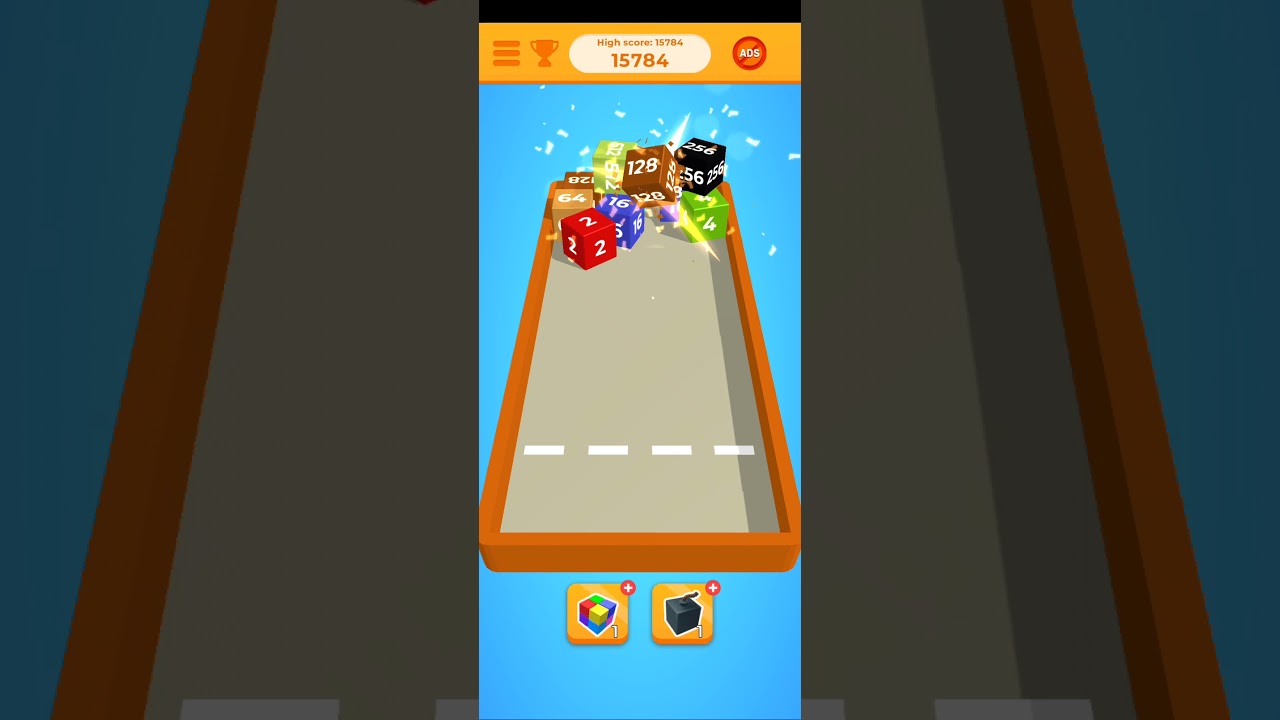 chain cube game winner ios Android best game satisfiying #shorts #100 #gaming