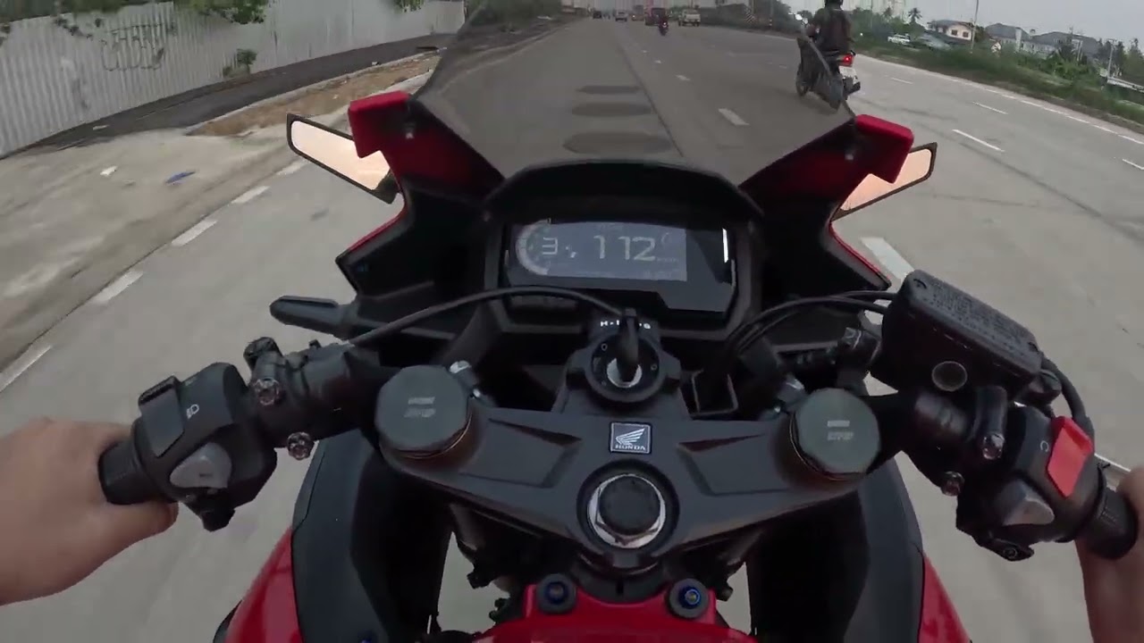 Honda Cbr 500r 2023 0-100 Tuned slip-on exhaust