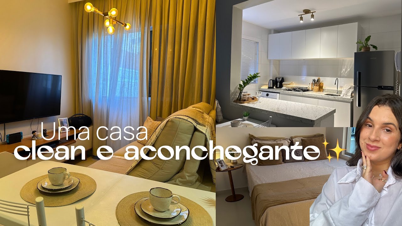 TOUR completo pelo apartamento NOVO | Simples, chique e Clean | A cozinha com a pedra mais linda ✨