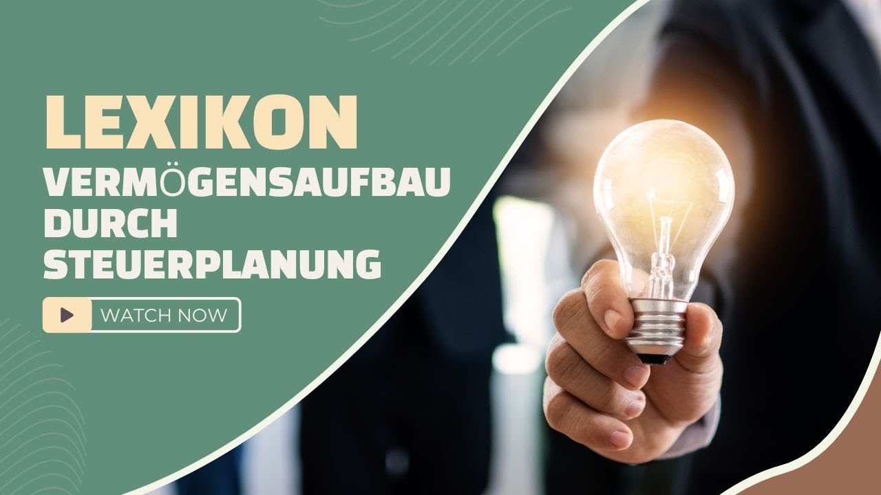 Verm&ouml;gensaufbau durch Steuerplanung