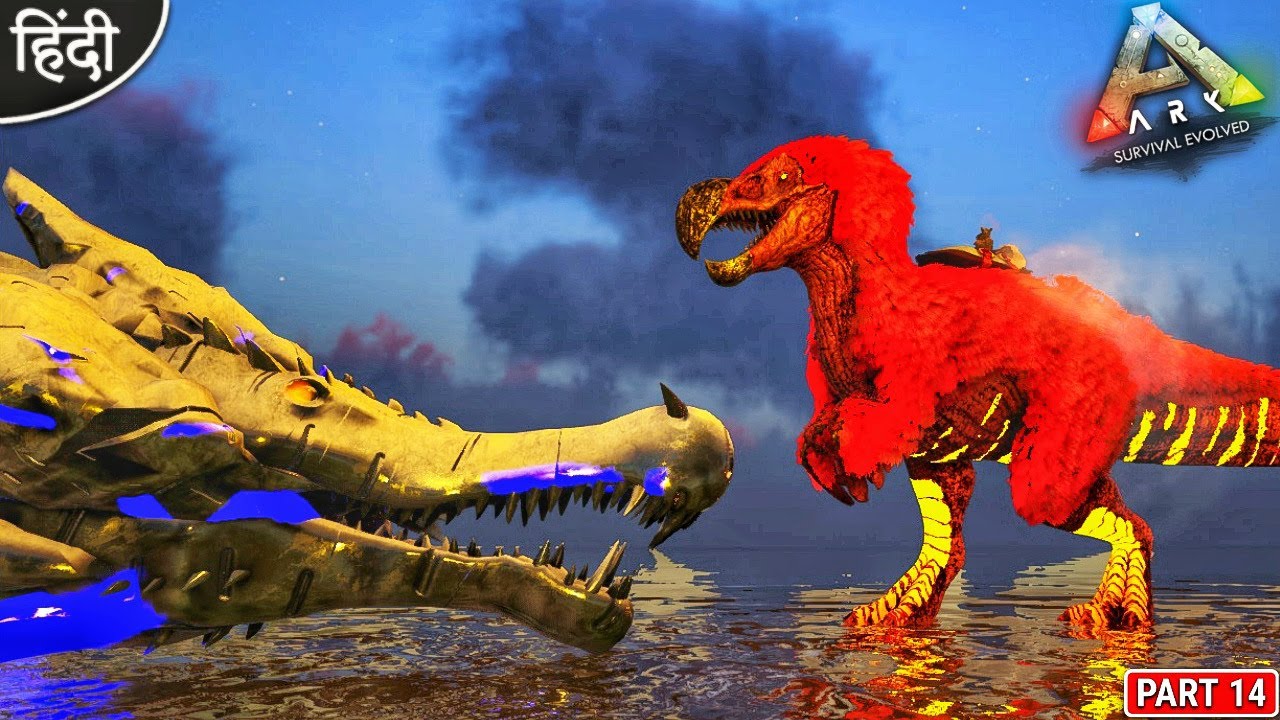 Boss Fight With Kroc Warden Of Rivers 🔥 : ARK AG Reborn : ARK: Survival Evolved : Part 14 [ Hindi ]
