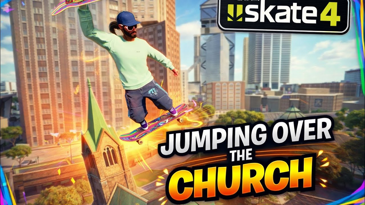 “I REALLY JUMPED OVER A CHURCH 😳🔥” THIS IS INSANE 🤯 SKATE 4 