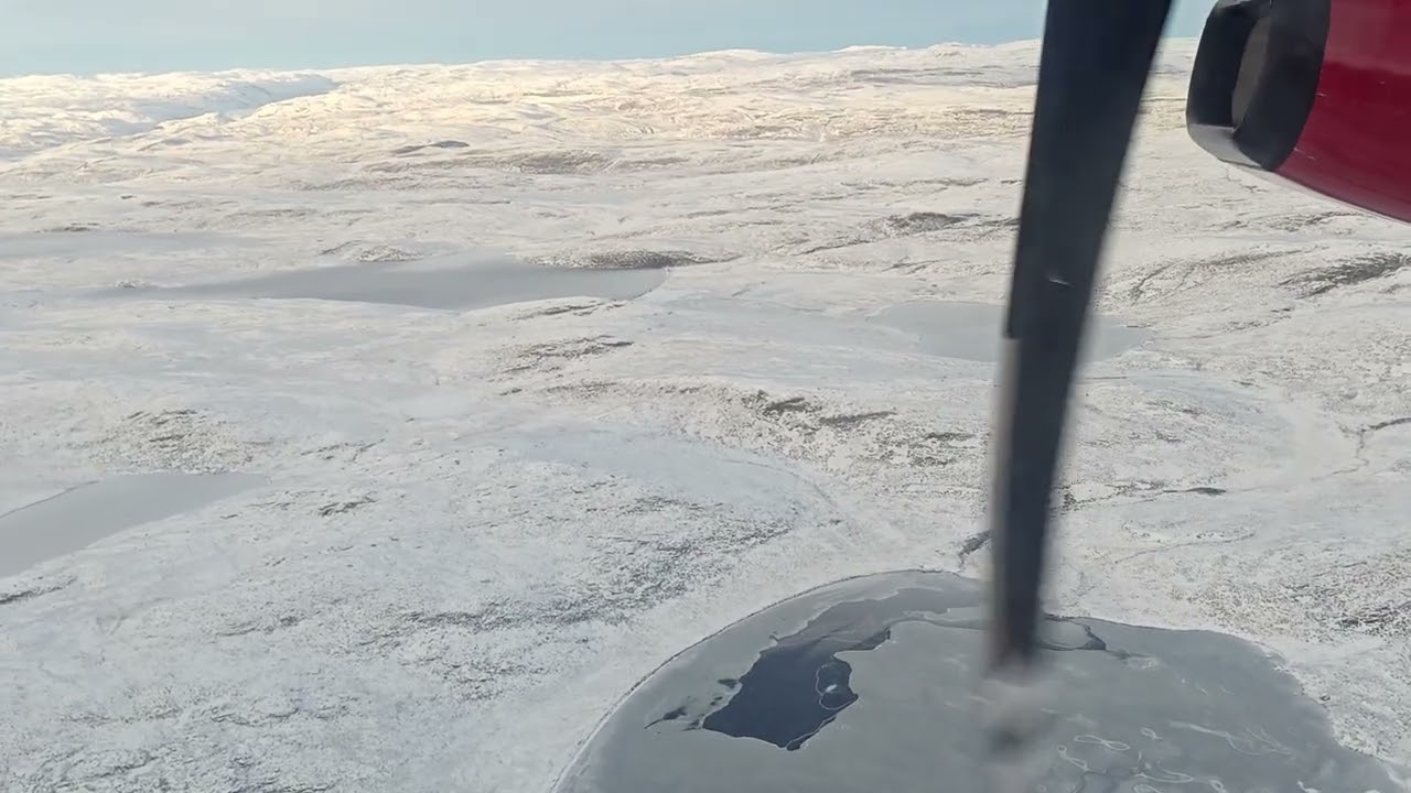 Take-off from Kangerlussuaq International Airport, Greenland