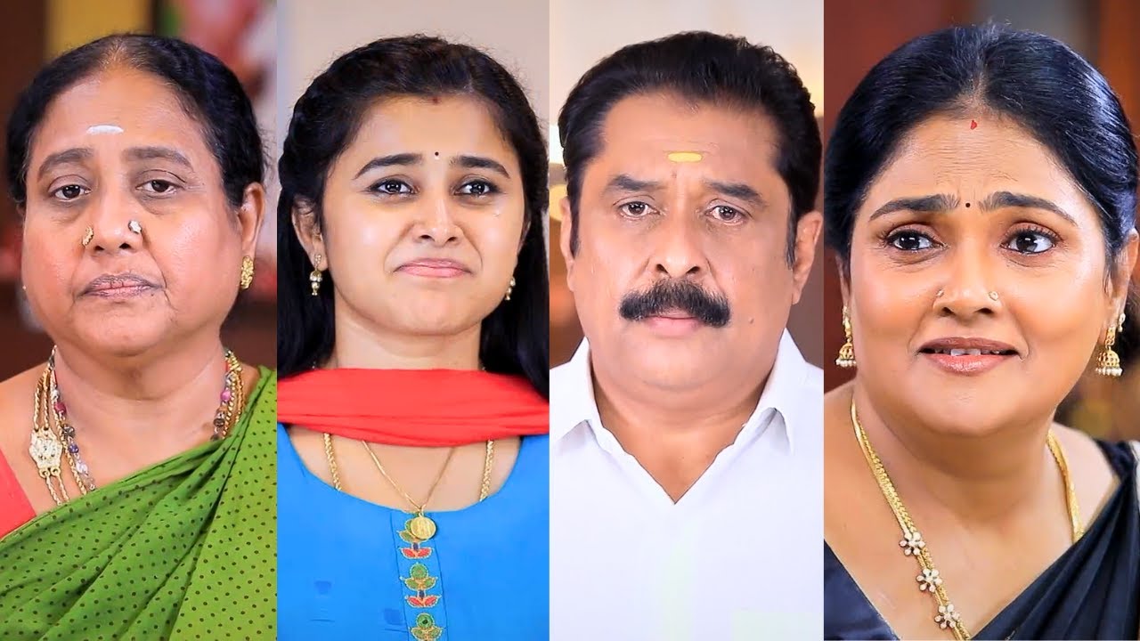 Raji hesitantly enters Muthuvel's house and seeks permission, Muthuvel lets her in without objection