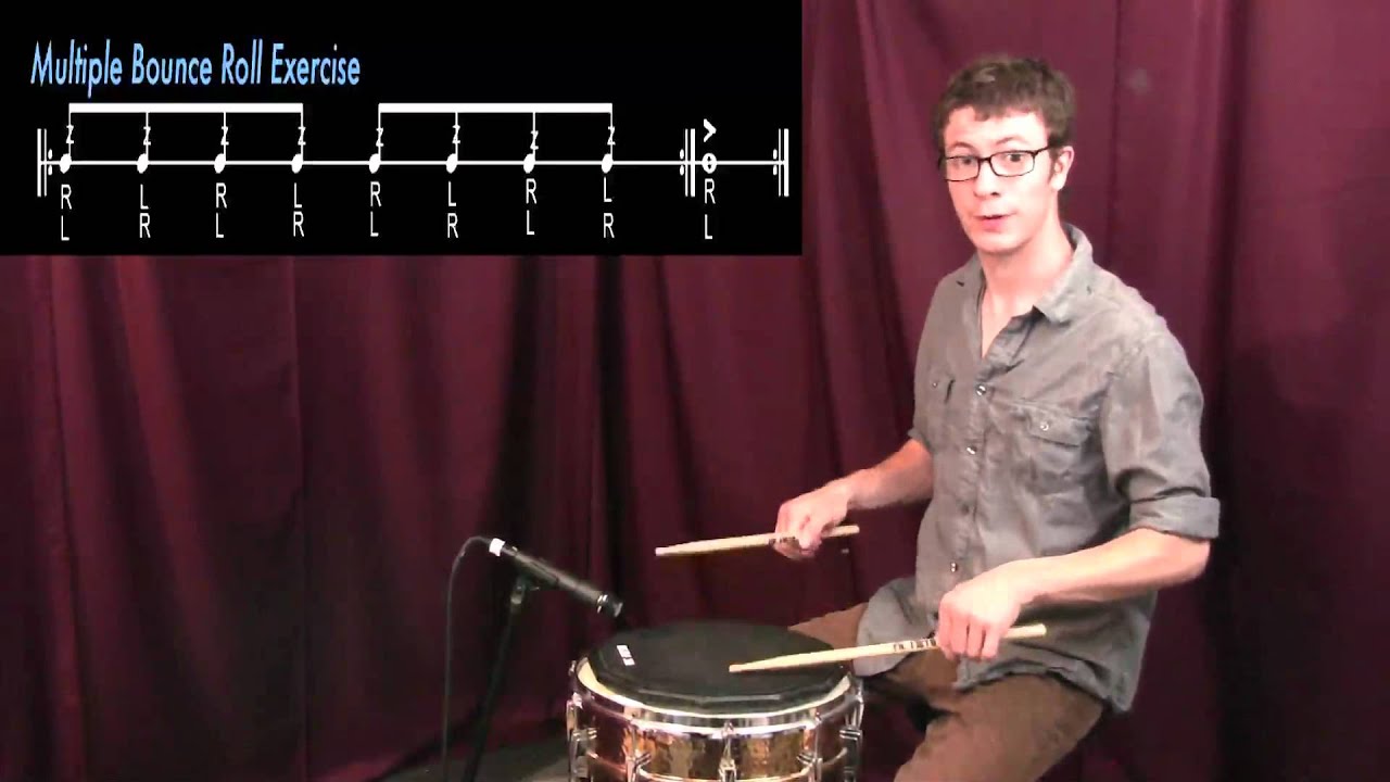 Multiple Bounce and Triple Stroke Rolls| Drum Tutorial