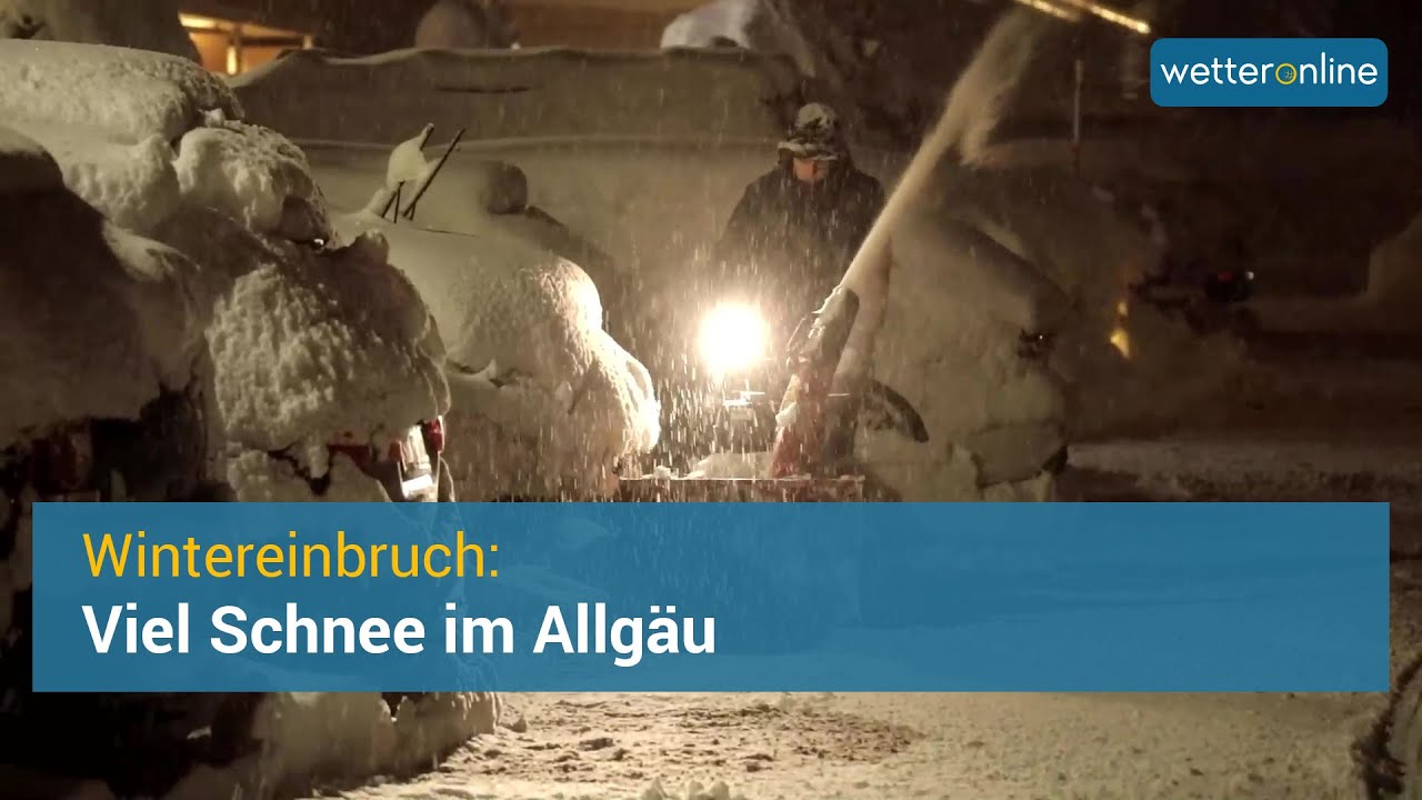 Viel Schnee im Allgäu (8.12.2021)