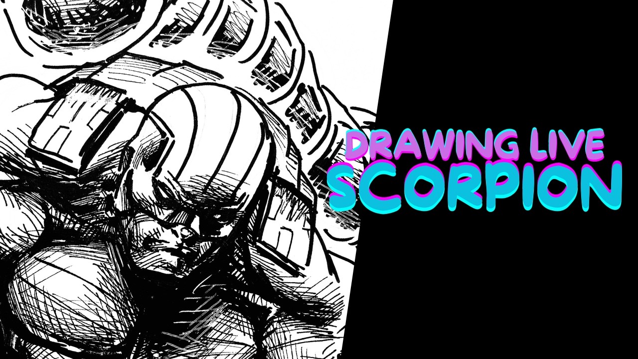 Drawing live - SCORPION