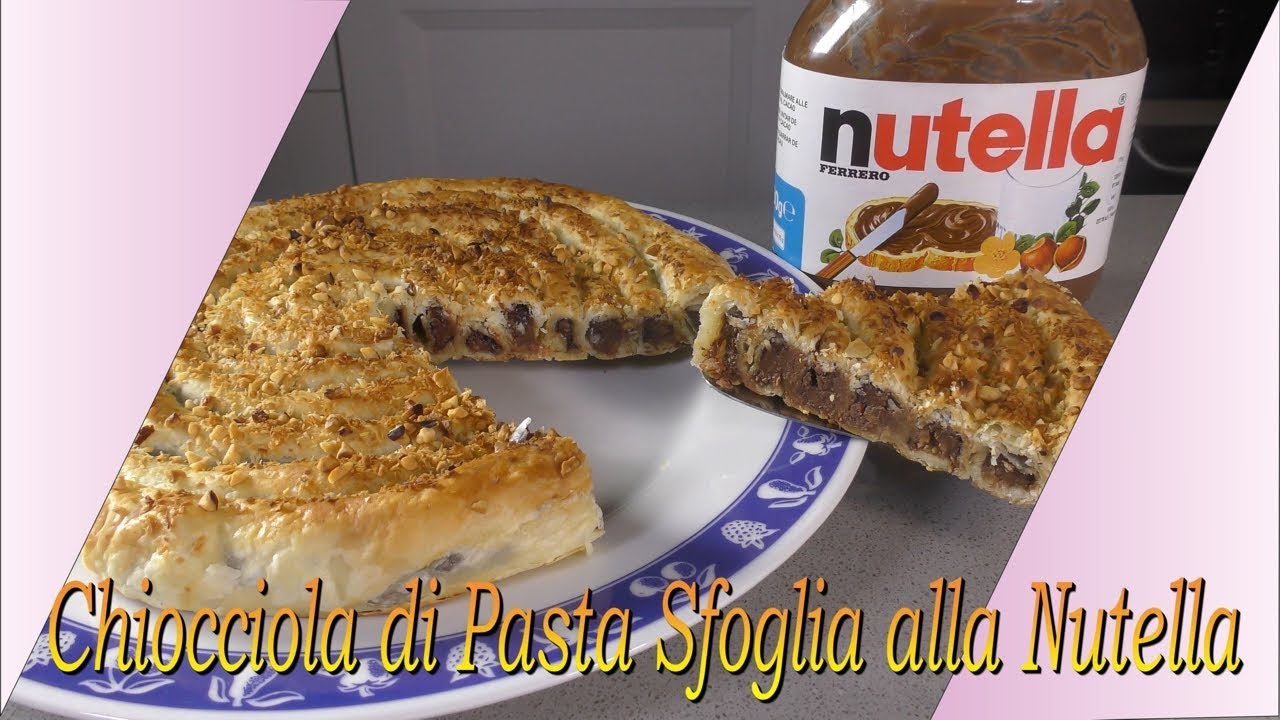 GOLOSISSIMA!!! Da PROVARE! Chiocciola di Pasta Sfoglia alla Nutella!!!