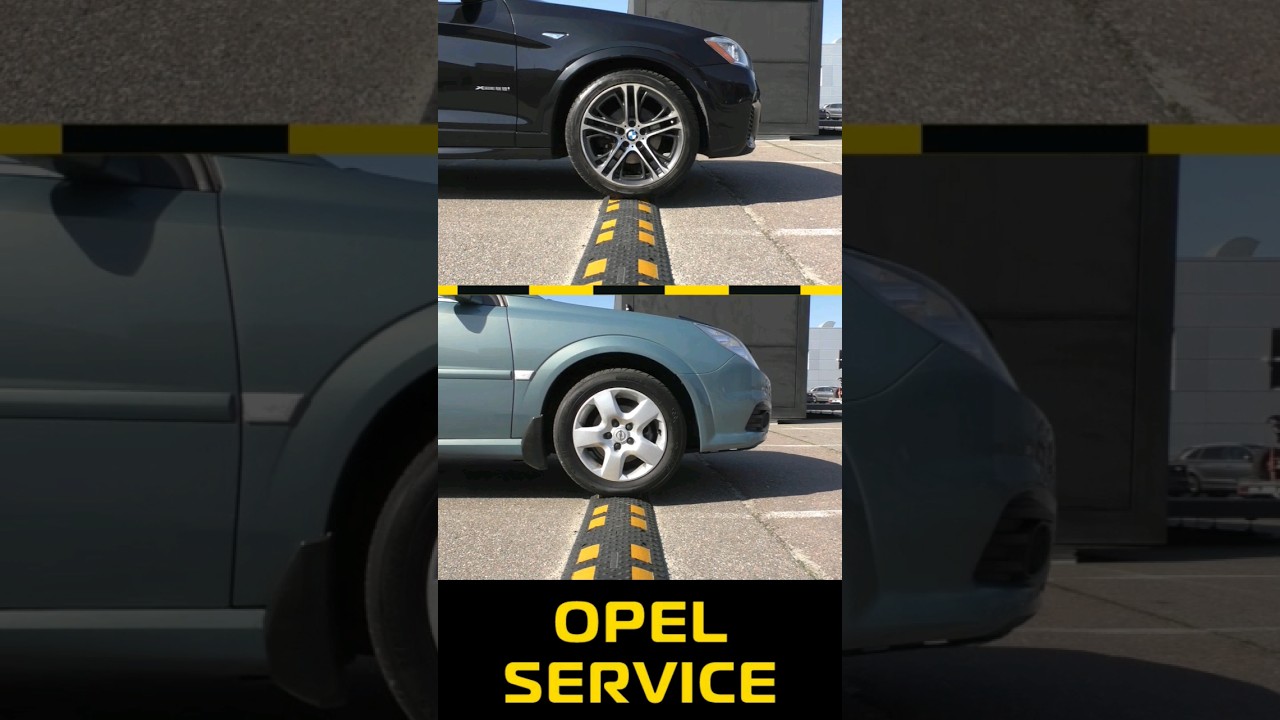 speed ​​bumps and rear multi-link suspension: sedan and SUV 