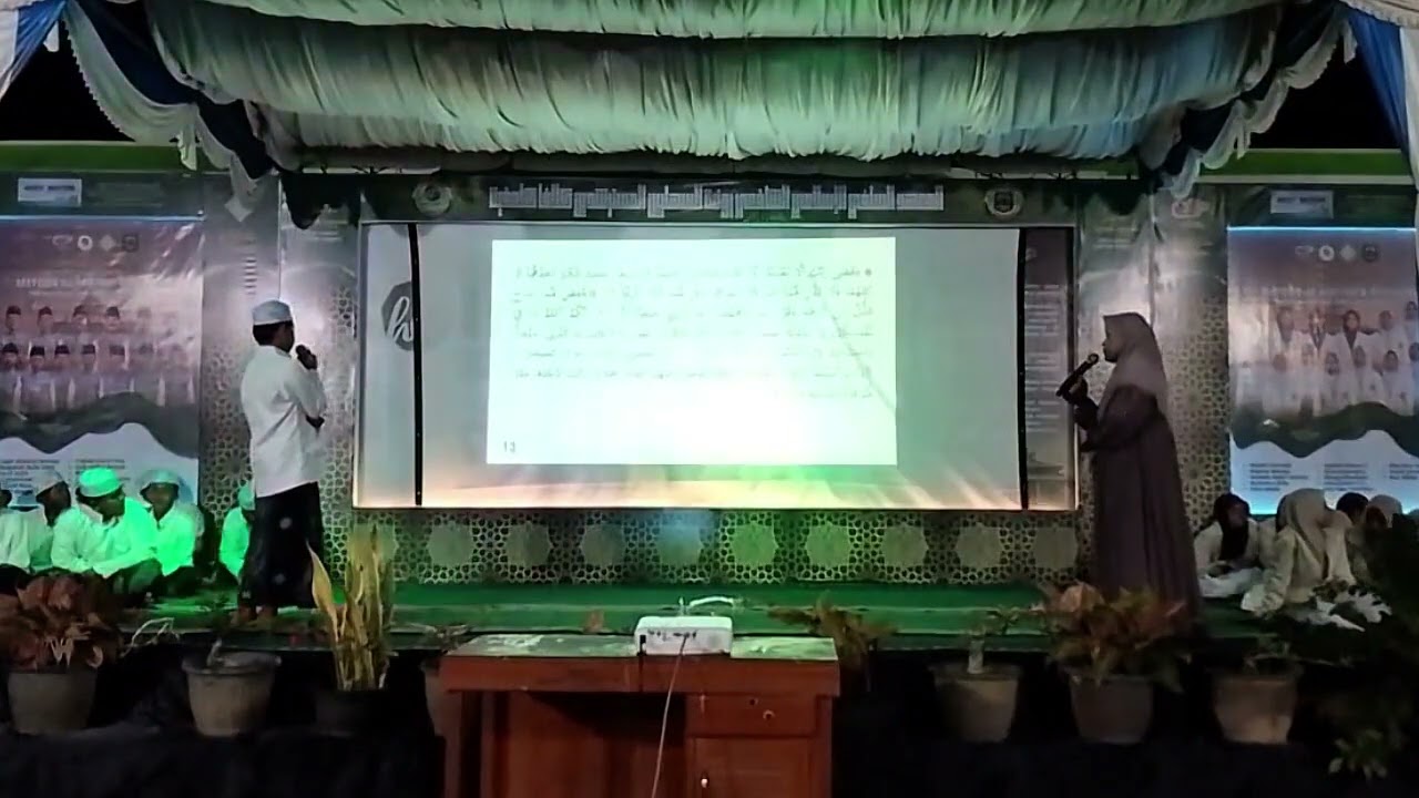 Demonstrasi At tanzil PpRoudlotus Sahliyyin Al mustarsyidin