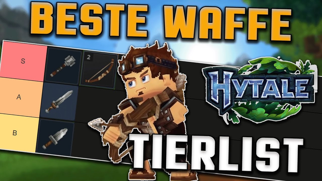 Das sind die BESTEN Waffen⚔️ Hytale Waffen Tierlist