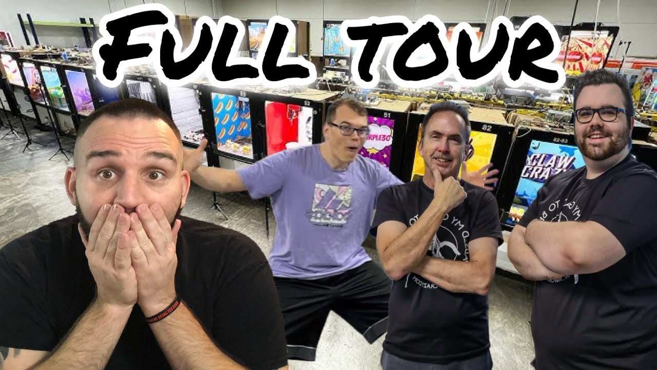 Never Seen Anything Like This! Behind The Scenes of The Claw Crazy Arcade Warehouse￼