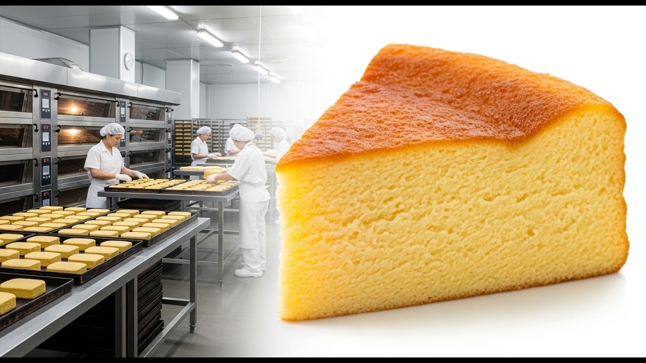 How Cassava Cake Is Made | Inside the Factory #howitsmade #insidethefactory #cassava