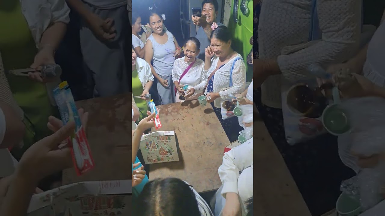 New year party agawan ng regalo challenge 😄 