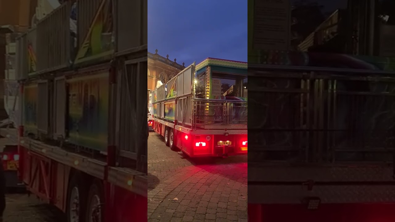 Ilkeston funfair arrival 14th October 2024