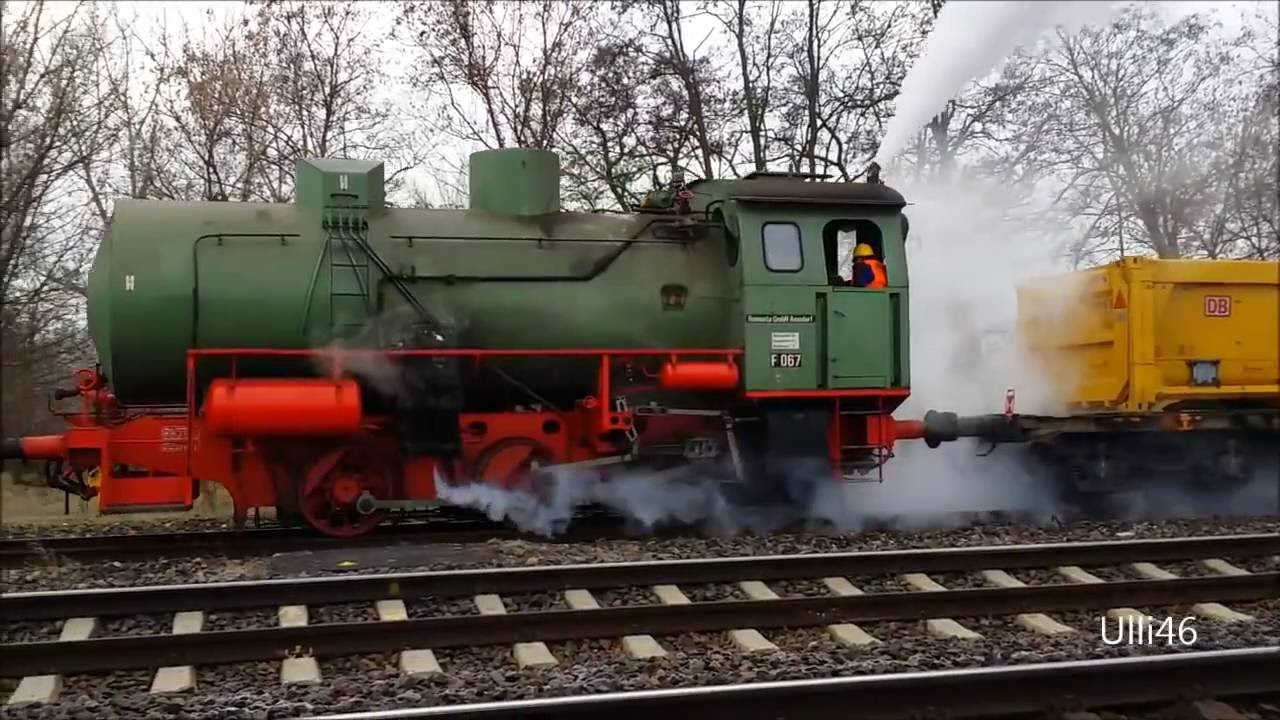 Romonta´s Dampfspeicherlok mit viel Dampf und wirklich gutem Sound am 14.12.2015