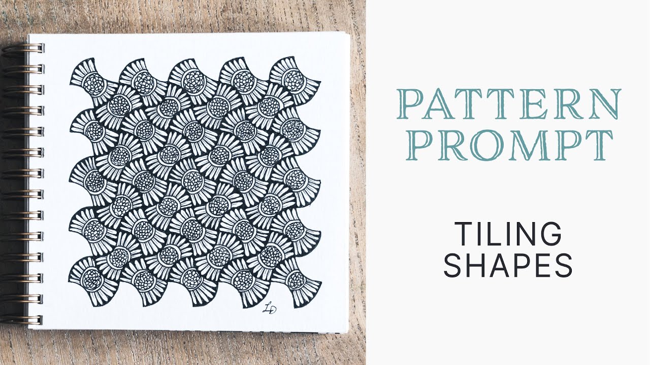 Mini Pattern Sketchbook | Drawing a Tessellating Pattern
