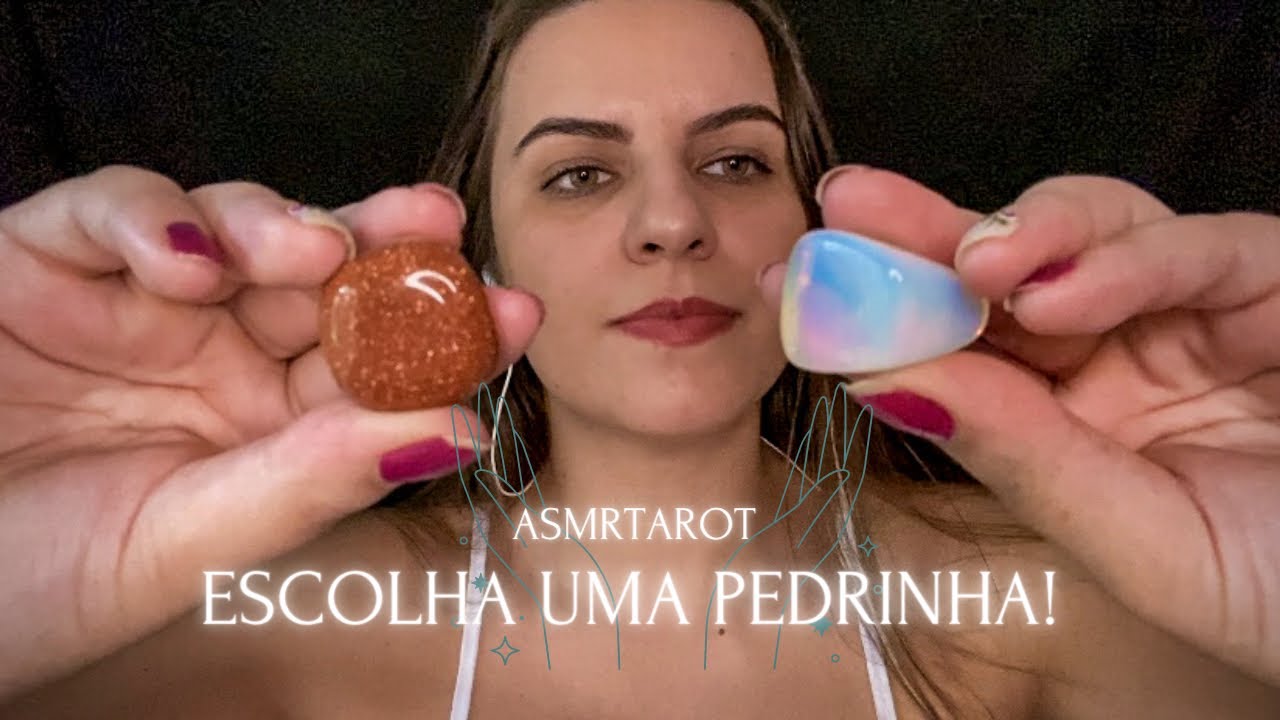 ASMR TAROT: Mensagem do Universo pra você hoje! Escolha uma pedrinha 🔮