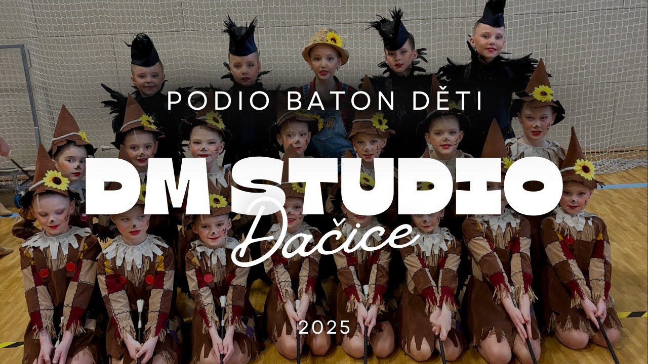 DM Studio Dačice - podio baton děti 2025