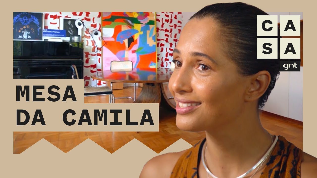 Camila Pitanga abre as portas de sua casa para mostrar mesa que faz parte de sua história | Lar